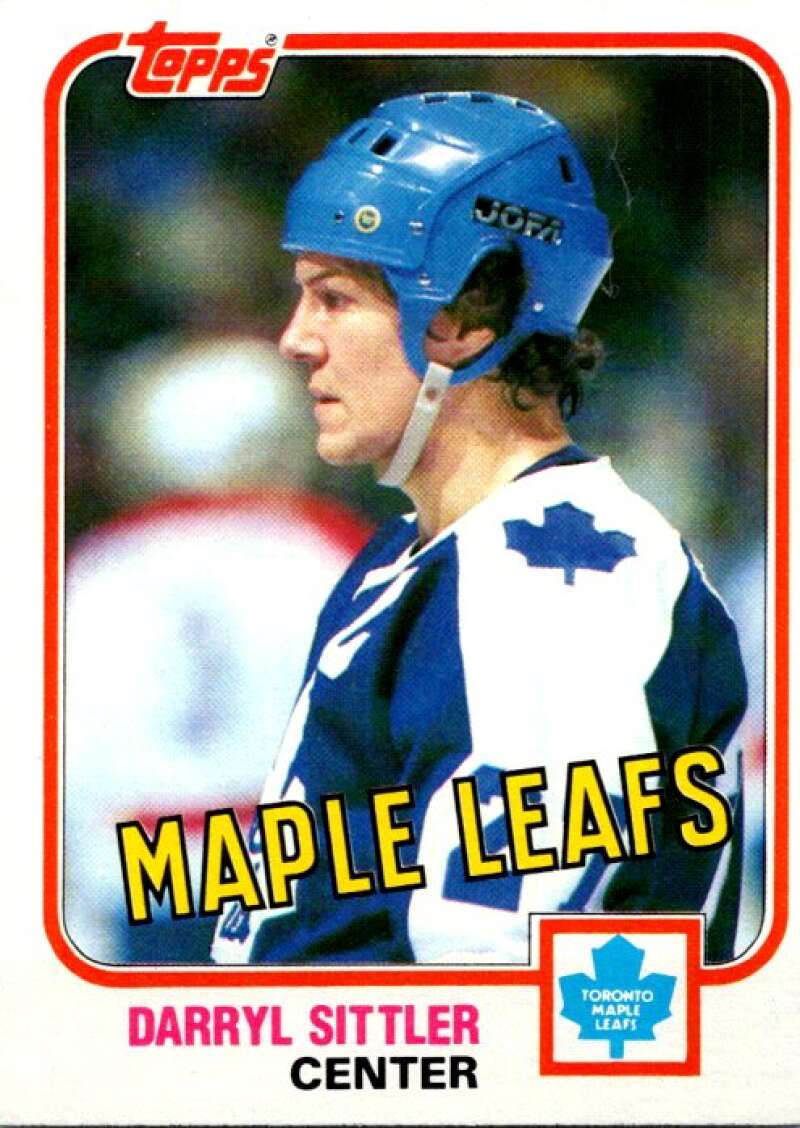 1981-82 Topps #36 Darryl Sittler  Toronto Maple Leafs  V52294 Image 1