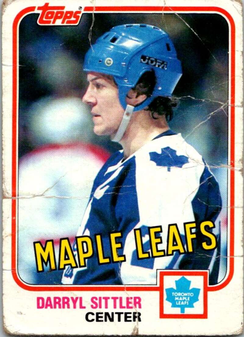 1981-82 Topps #36 Darryl Sittler  Toronto Maple Leafs  V52295 Image 1