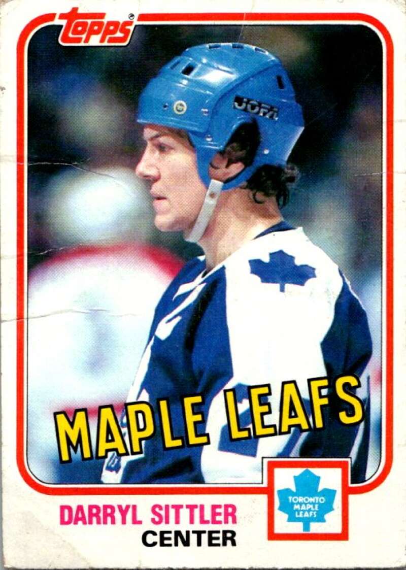 1981-82 Topps #36 Darryl Sittler  Toronto Maple Leafs  V52296 Image 1