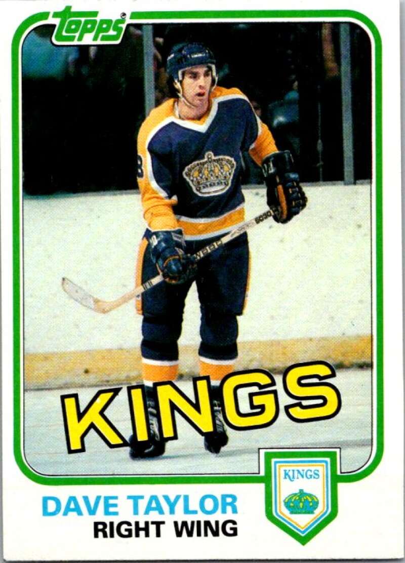 1981-82 Topps #40 Dave Taylor  Los Angeles Kings  V52304 Image 1