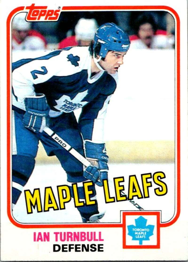 1981-82 Topps #42 Ian Turnbull  Toronto Maple Leafs  V52315 Image 1
