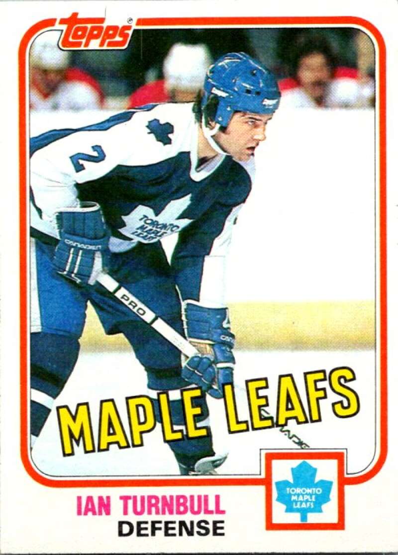 1981-82 Topps #42 Ian Turnbull  Toronto Maple Leafs  V52316 Image 1