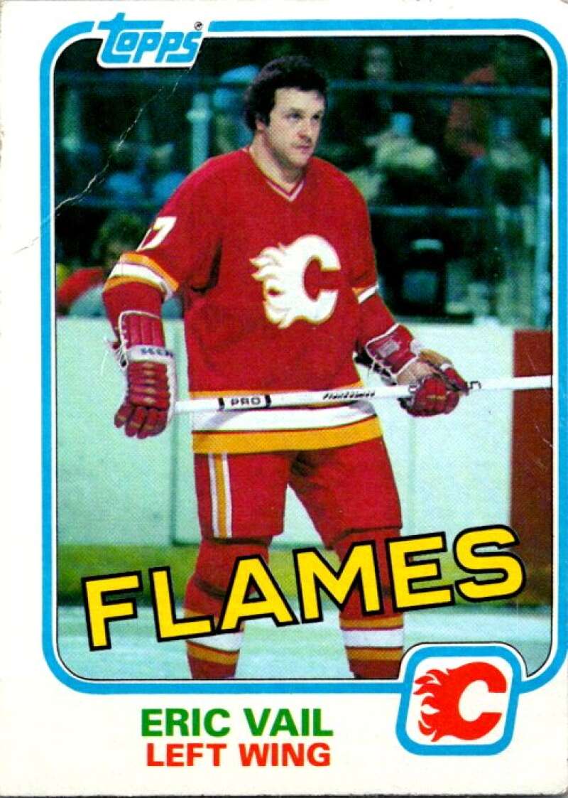 1981-82 Topps #43 Eric Vail  Calgary Flames  V52318 Image 1