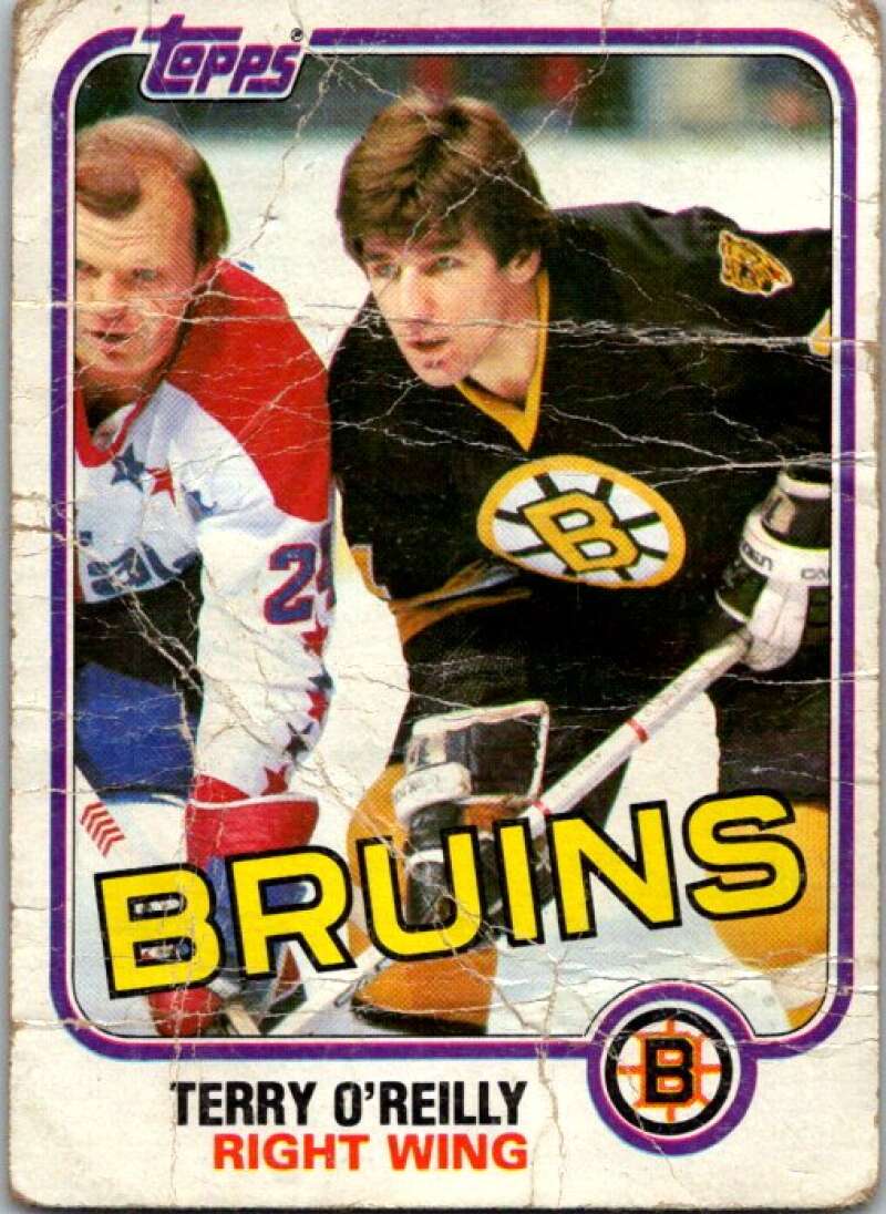 1981-82 Topps #E71 Terry O'Reilly  Boston Bruins  V52393 Image 1