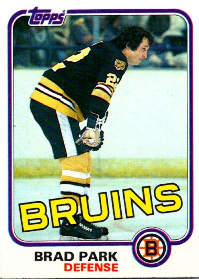 1981-82 Topps #E72 Brad Park  Boston Bruins  V52395 Image 1
