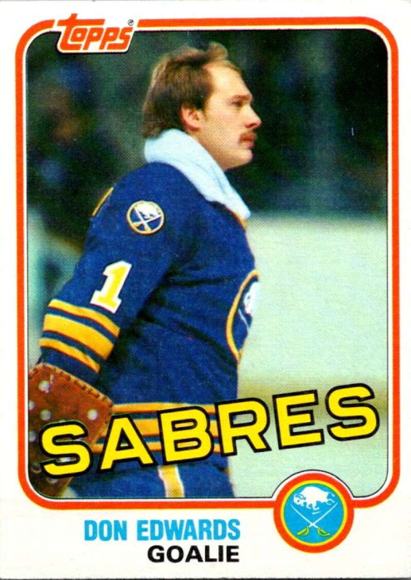 1981-82 Topps #E75 Don Edwards  Buffalo Sabres  V52402 Image 1
