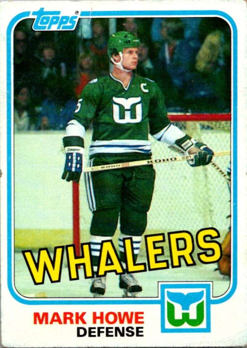 1981-82 Topps #E82 Mark Howe  Hartford Whalers  V52417 Image 1