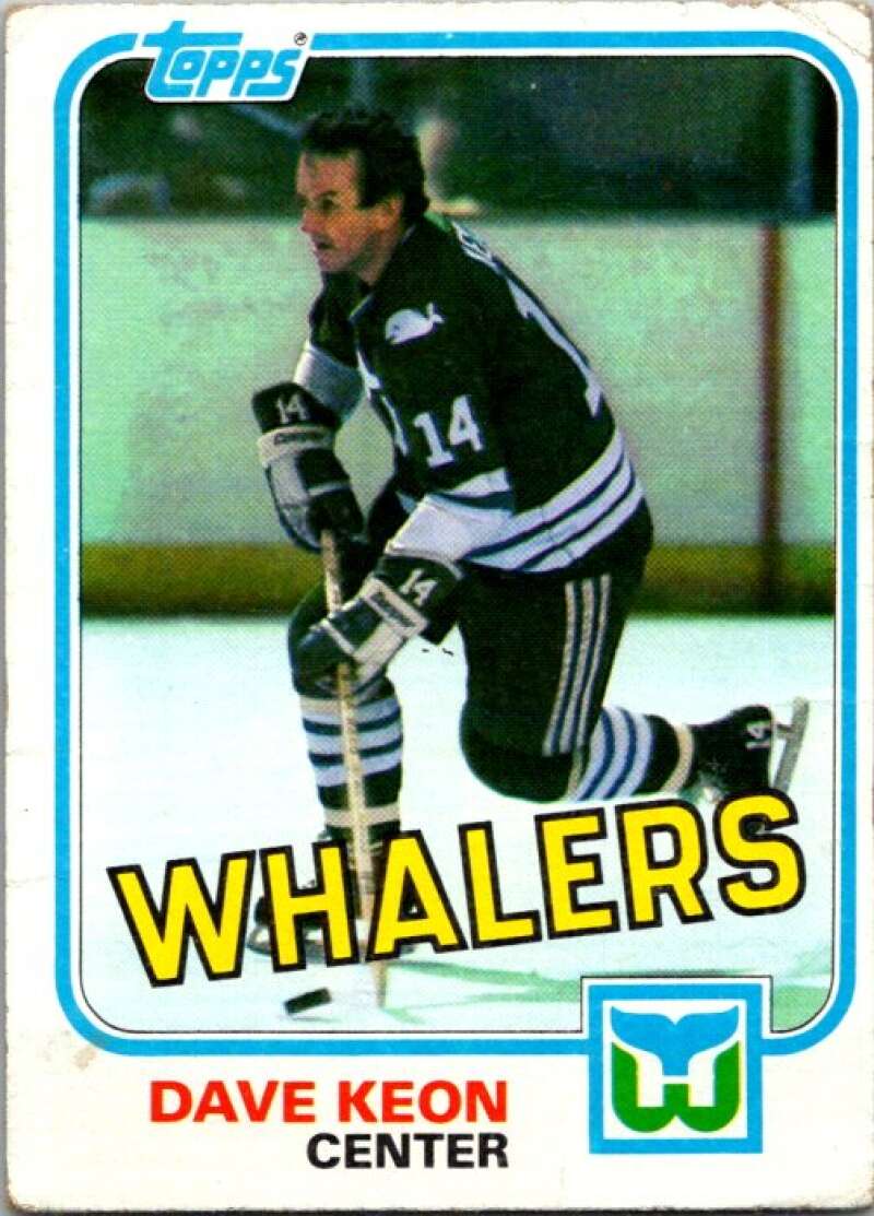 1981-82 Topps #E83 Dave Keon  Hartford Whalers  V52418 Image 1