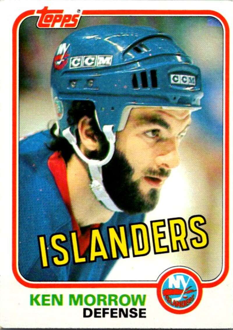 1981-82 Topps #E91 Ken Morrow  New York Islanders  V52438 Image 1