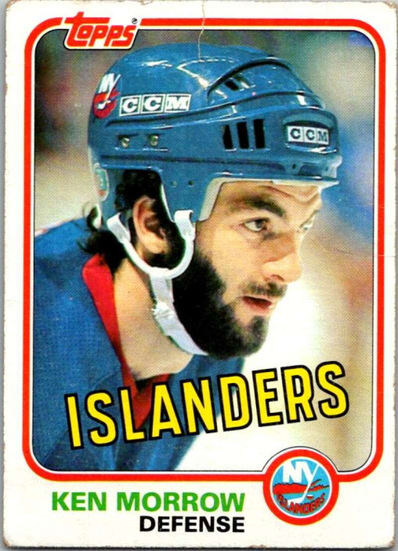 1981-82 Topps #E91 Ken Morrow  New York Islanders  V52439 Image 1