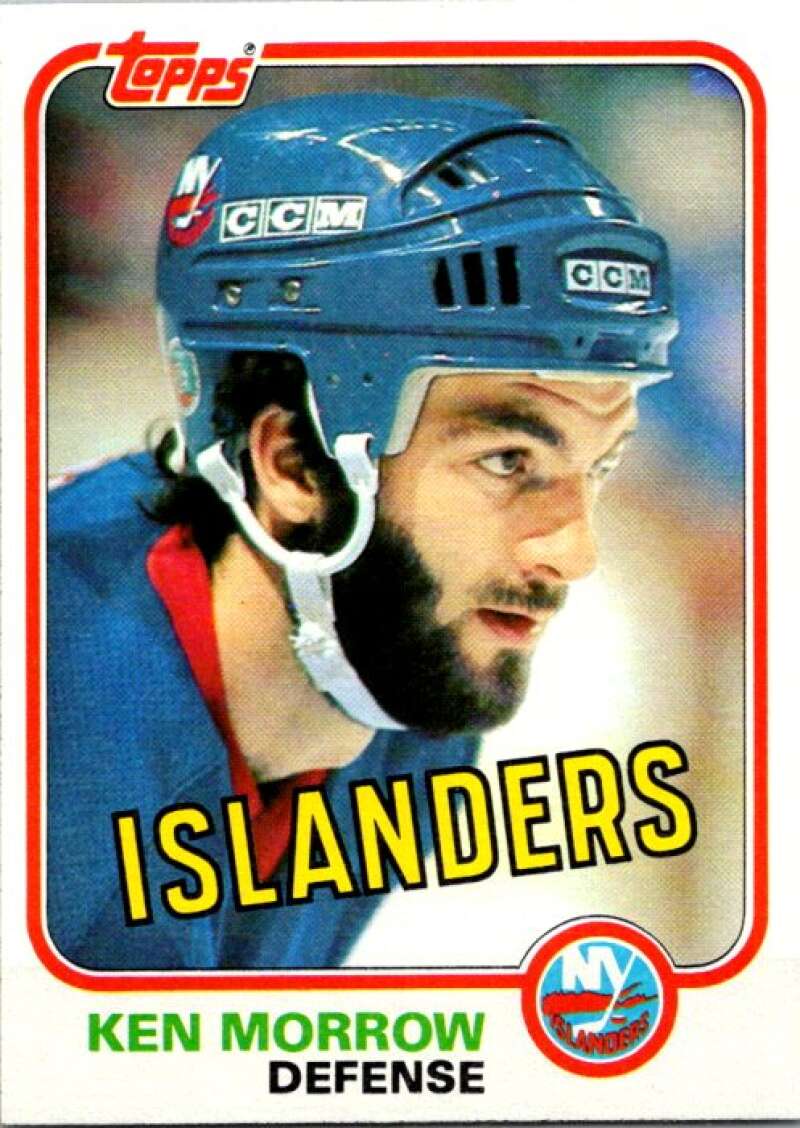 1981-82 Topps #E91 Ken Morrow  New York Islanders  V52441 Image 1