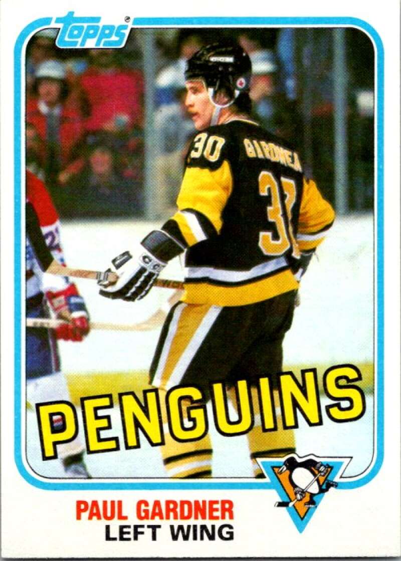 1981-82 Topps #E113 Paul Gardner  Pittsburgh Penguins  V52483 Image 1