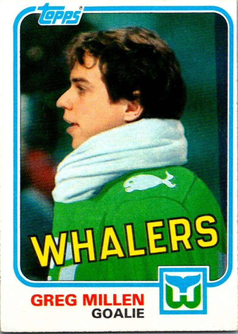 1981-82 Topps #E115 Greg Millen  Hartford Whalers  V52484 Image 1