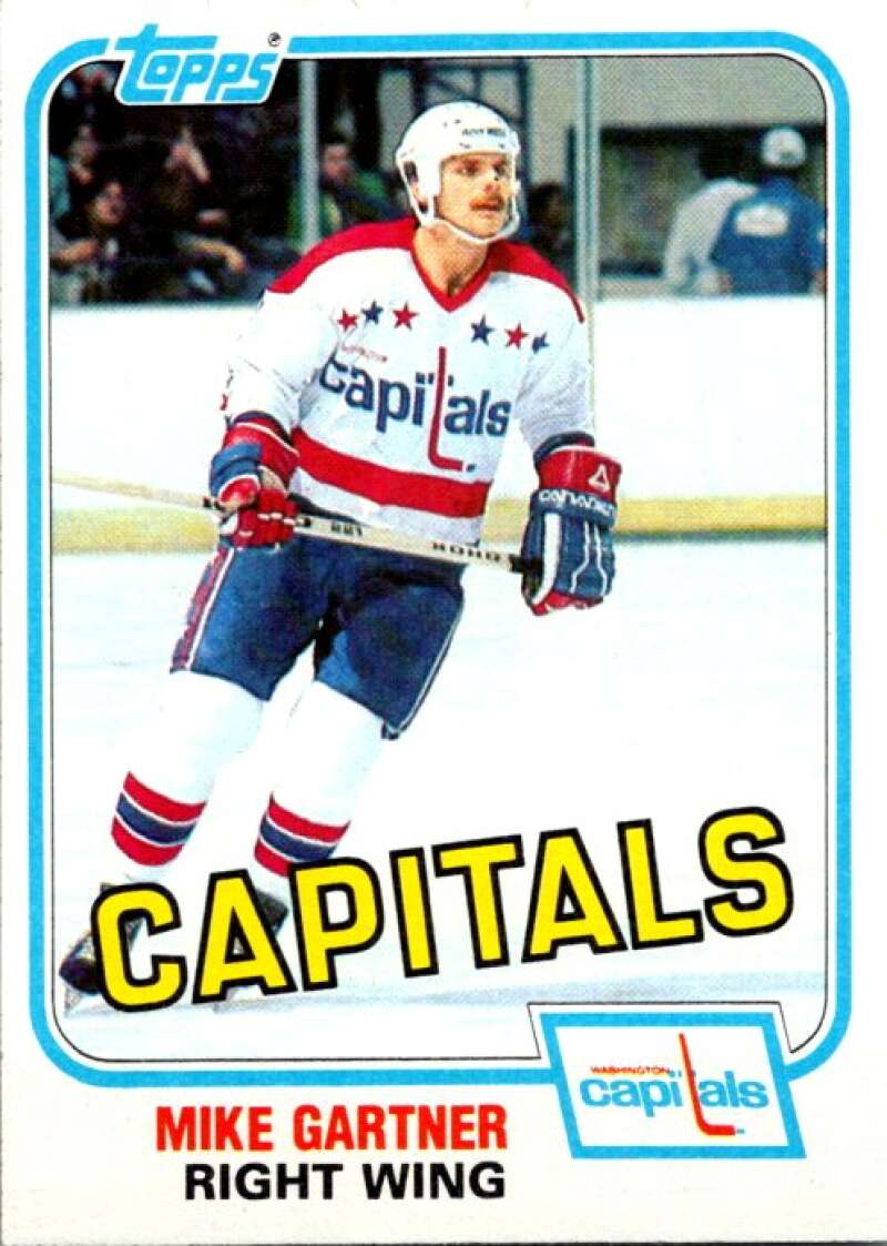 1981-82 Topps #E117 Mike Gartner  Washington Capitals  V52485 Image 1