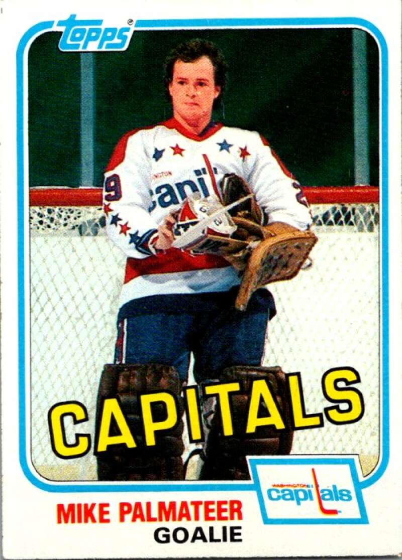 1981-82 Topps #E121 Mike Palmateer  Washington Capitals  V52490 Image 1