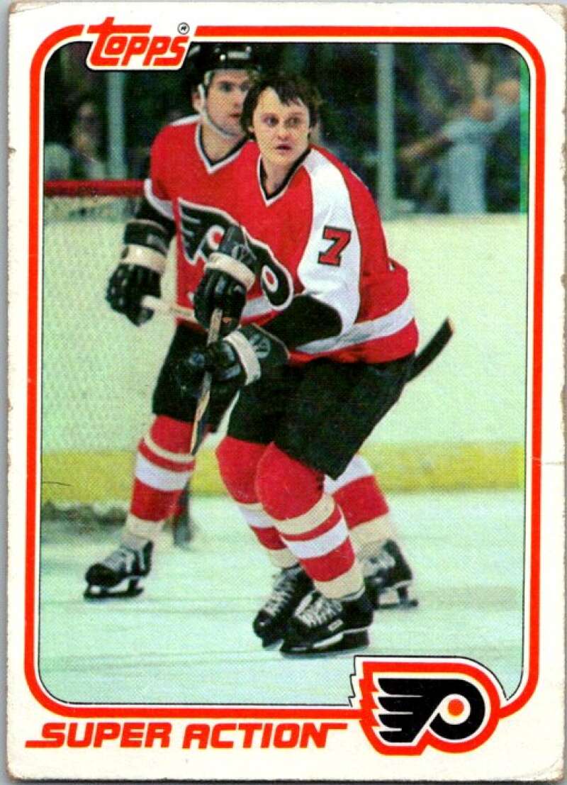 1981-82 Topps #E123 Bill Barber  Philadelphia Flyers  V52493 Image 1
