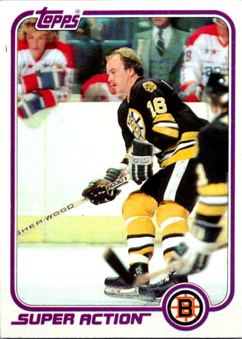 1981-82 Topps #E129 Rick Middleton  Boston Bruins  V52512 Image 1