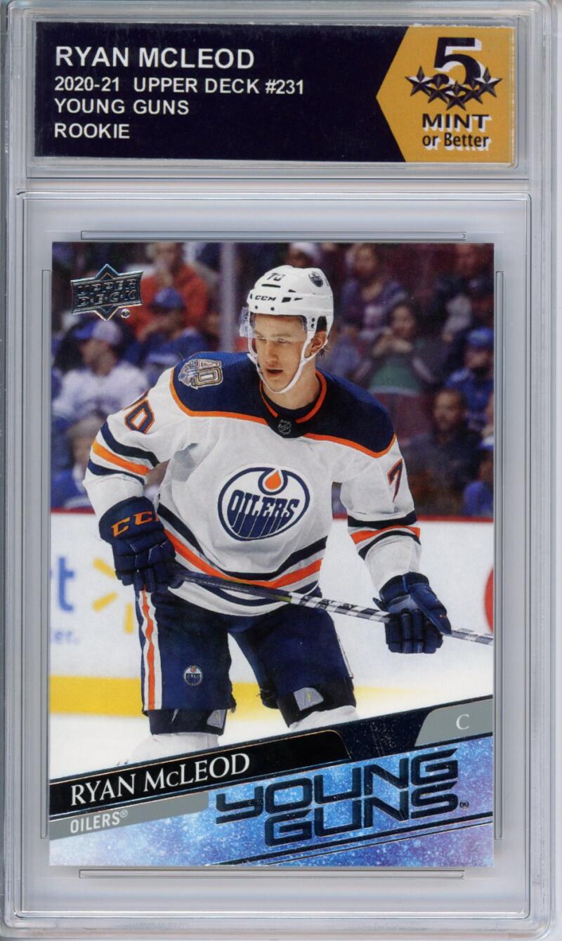 HCWPP - 2020-21 Upper Deck YG #231 Ryan McLeod Graded Rookie RC - 294310 Image 1