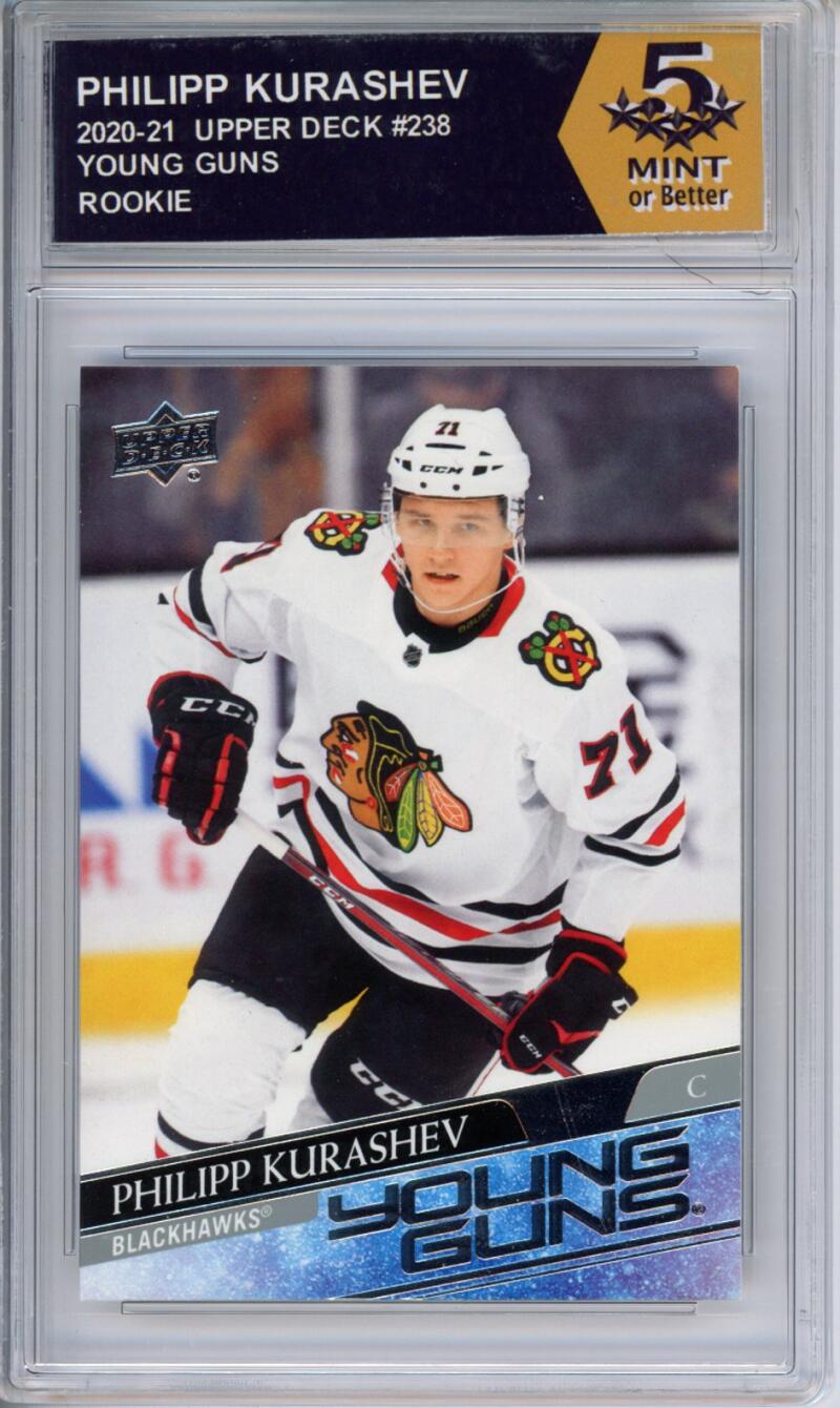 HCWPP - 2020-21 Upper Deck YG #238 Philipp Kurashev Graded Rookie RC - 294317 Image 1