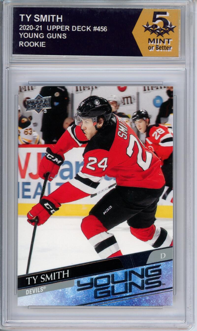HCWPP - 2020-21 Upper Deck YG #456 Ty Smith Graded Rookie RC - 294334 Image 1