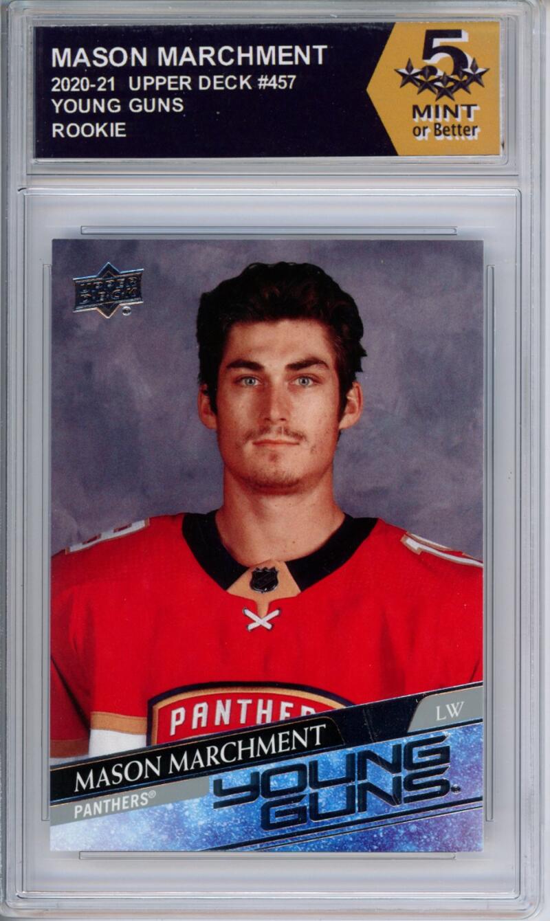 HCWPP - 2020-21 Upper Deck YG #457 Mason Marchment Graded Rookie RC - 294335 Image 1