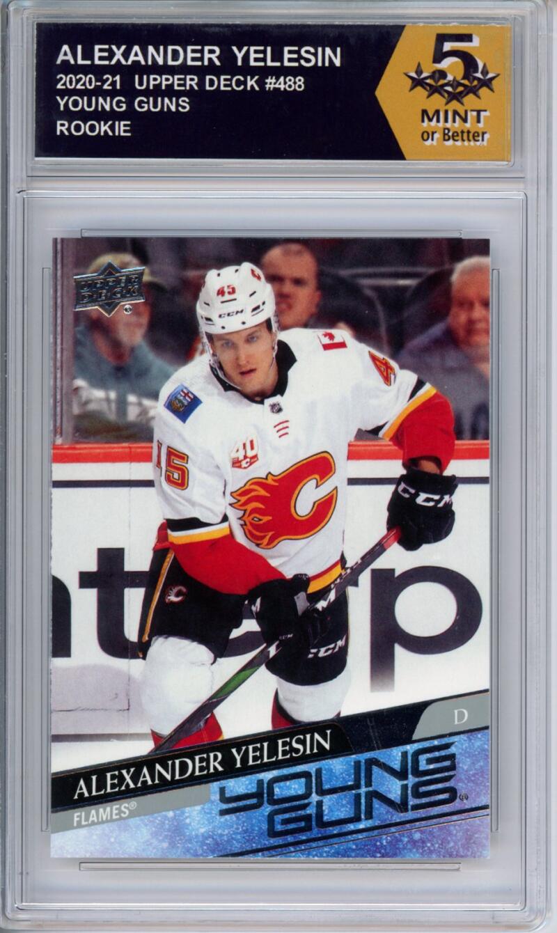 HCWPP - 2020-21 Upper Deck YG #488 Alexander Yelesin Graded Rookie RC - 29365 Image 1