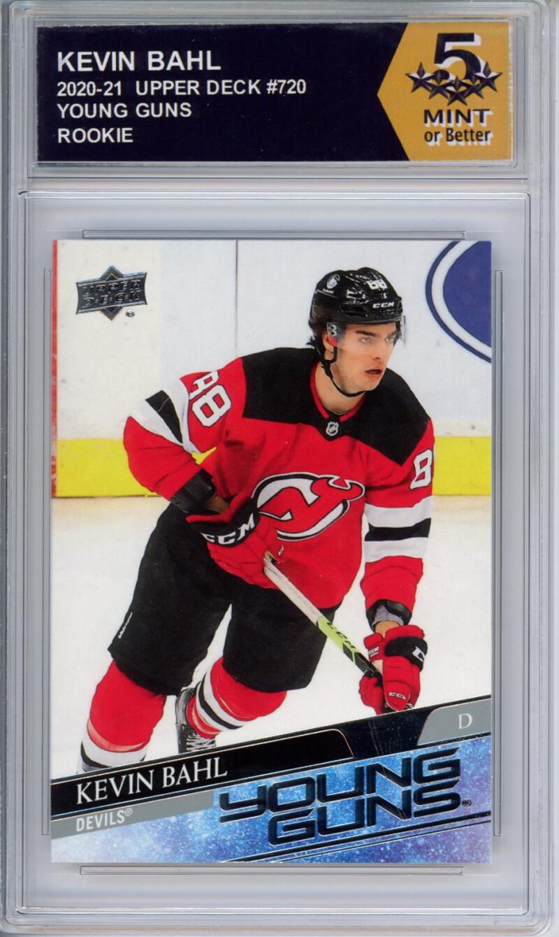 HCWPP - 2020-21 Upper Deck YG #720 Kevin Bahl Graded Rookie RC - 294396 Image 1