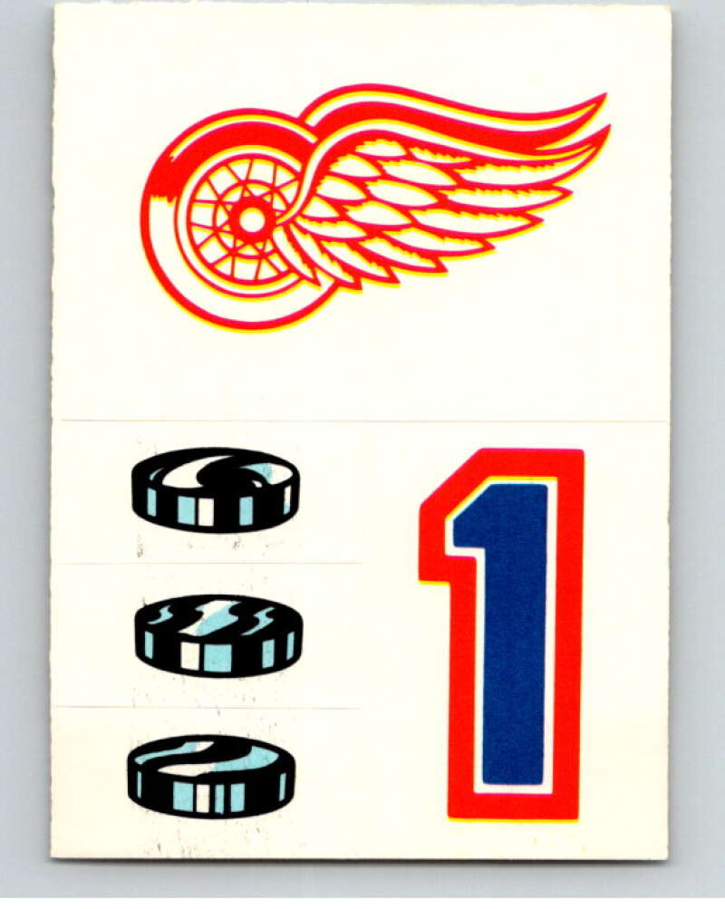 1985-86 Topps Sticker Inserts #15 Detroit Red Wings/1   V52782 Image 1