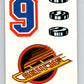 1985-86 Topps Sticker Inserts #24 9/Vancouver Canucks   V52825 Image 1