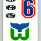 1985-86 Topps Sticker Inserts #25 6/Hartford Whalers   V52831 Image 1
