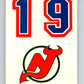 1985-86 Topps Sticker Inserts #27B 19/New Jersey Devils   V52837 Image 1