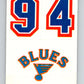 1985-86 Topps Sticker Inserts #28B 94/St. Louis Blues   V52839 Image 1