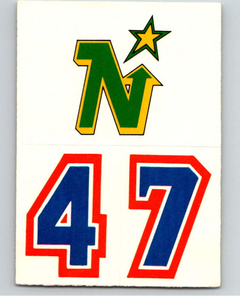 1985-86 Topps Sticker Inserts #29A Minnesota North Stars/47   V52842 Image 1