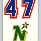 1985-86 Topps Sticker Inserts #29B 47/Minnesota North Stars   V52846 Image 1