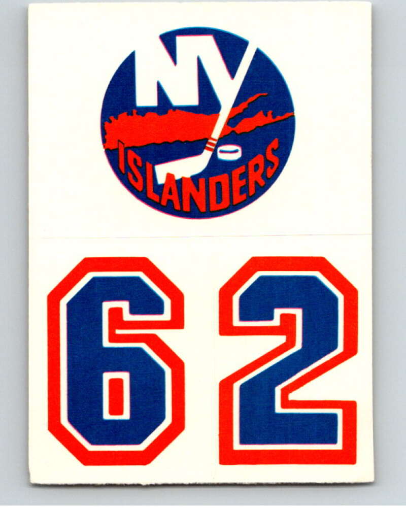 1985-86 Topps Sticker Inserts #32A New York Islanders/62   V52857 Image 1