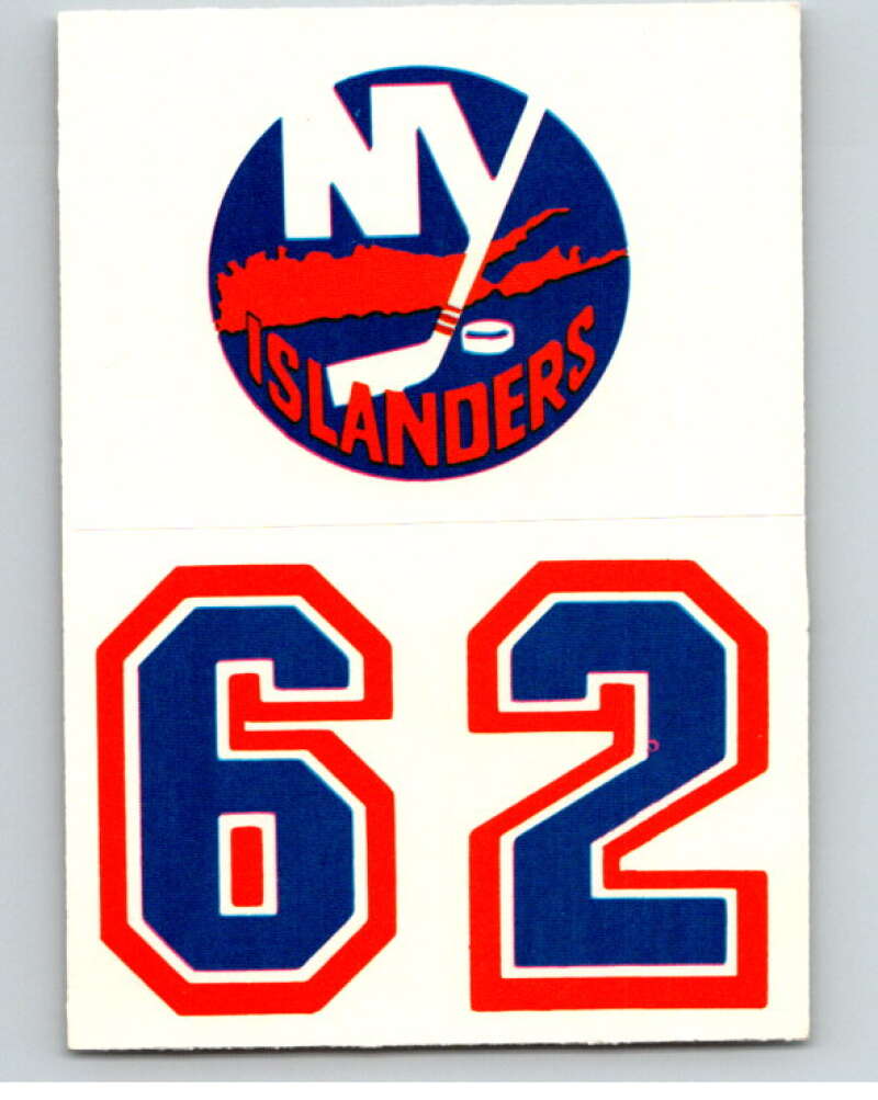 1985-86 Topps Sticker Inserts #32A New York Islanders/62 V52859 Image 1