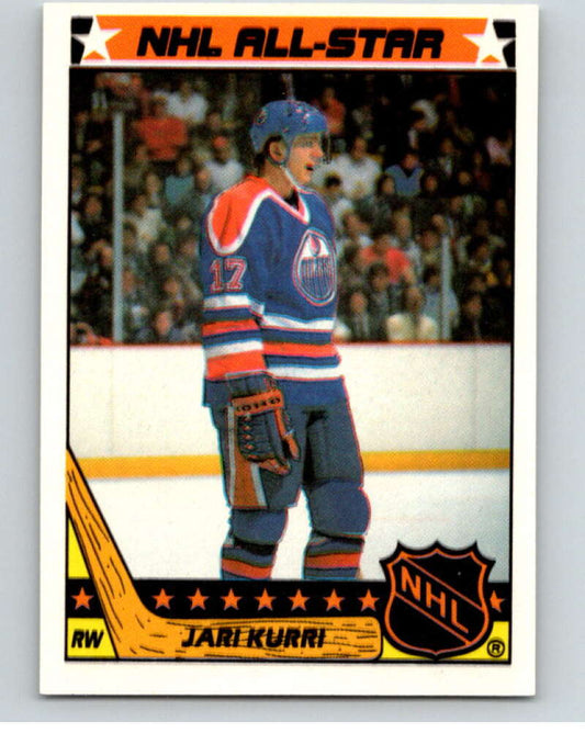 1987-88 Topps Stickers #4 Jari Kurri  Edmonton Oilers  V52873 Image 1