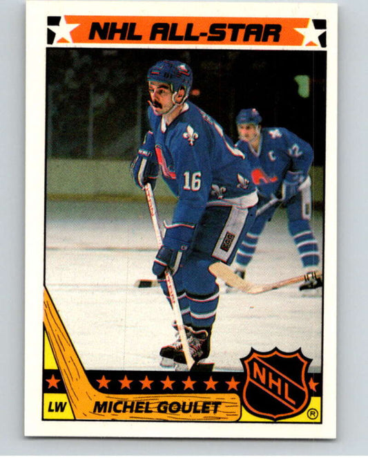 1987-88 Topps Stickers #6 Michel Goulet  Quebec Nordiques  V52876 Image 1