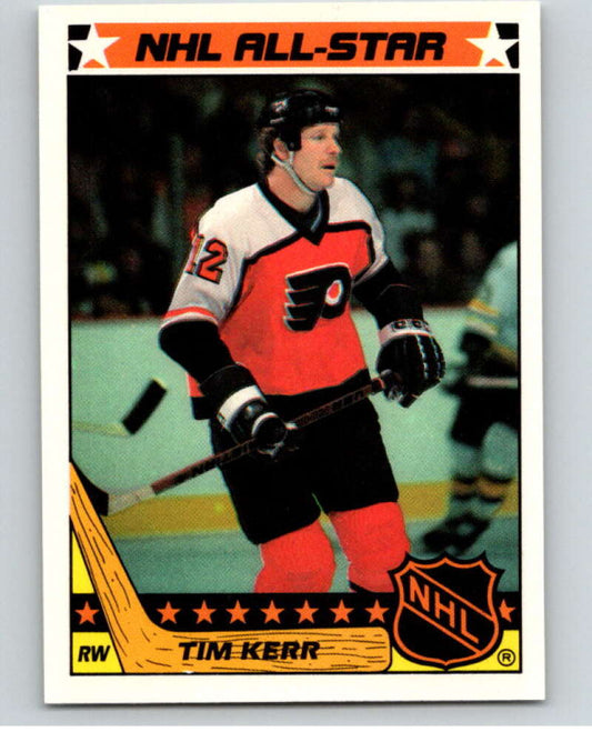 1987-88 Topps Stickers #10 Tim Kerr  Philadelphia Flyers  V52884 Image 1