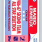 1987-88 Topps Stickers #11 Mario Lemieux  Pittsburgh Penguins  V52885 Image 2