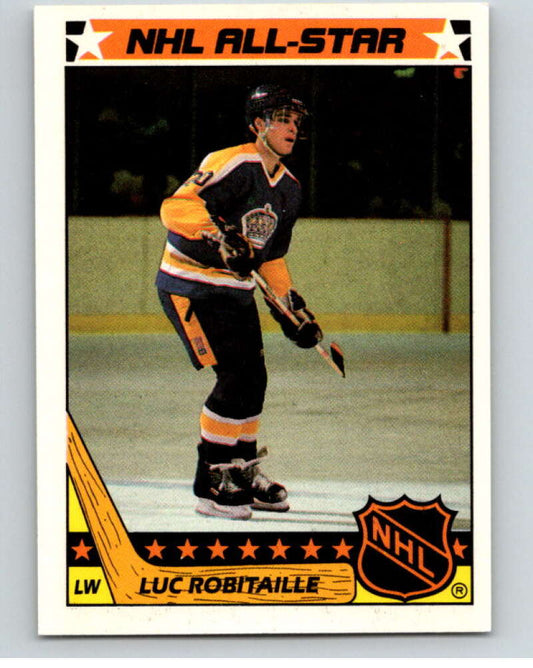 1987-88 Topps Stickers #12 Luc Robitaille  Los Angeles Kings  V52886 Image 1
