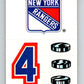 1987-88 Topps Stickers #17 New York Rangers   V52897 Image 1