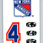 1987-88 Topps Stickers #17 New York Rangers   V52898 Image 1