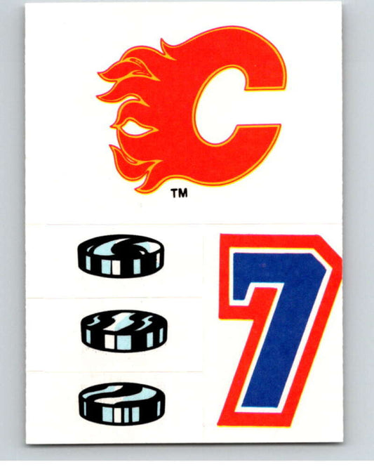 1987-88 Topps Stickers #18 Calgary Flames   V52899 Image 1
