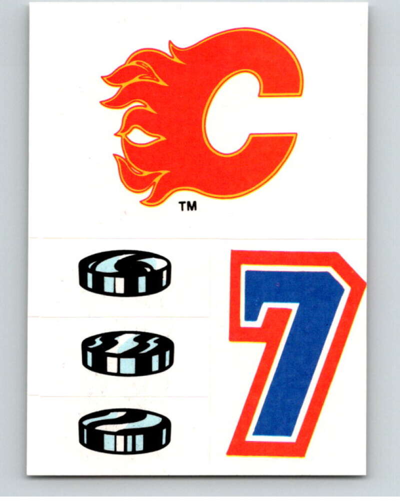 1987-88 Topps Stickers #18 Calgary Flames   V52900 Image 1