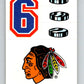 1987-88 Topps Stickers #21 Chicago Blackhawks   V52906 Image 1