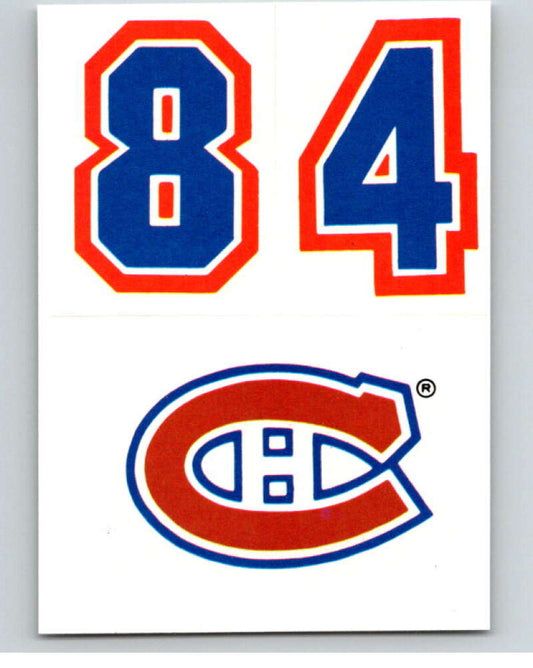 1987-88 Topps Stickers #23 Montreal Canadiens   V52911 Image 1