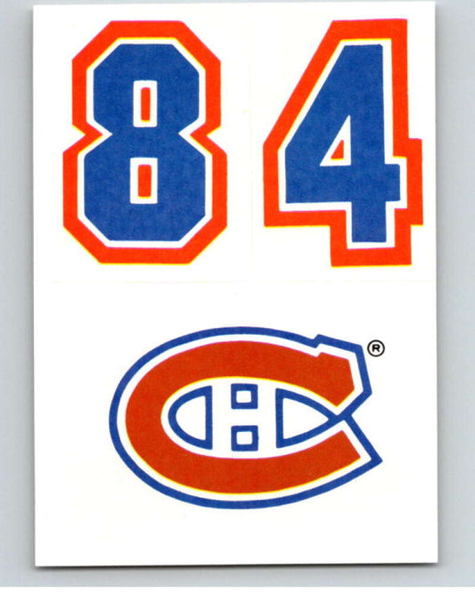 1987-88 Topps Stickers #23 Montreal Canadiens   V52912 Image 1