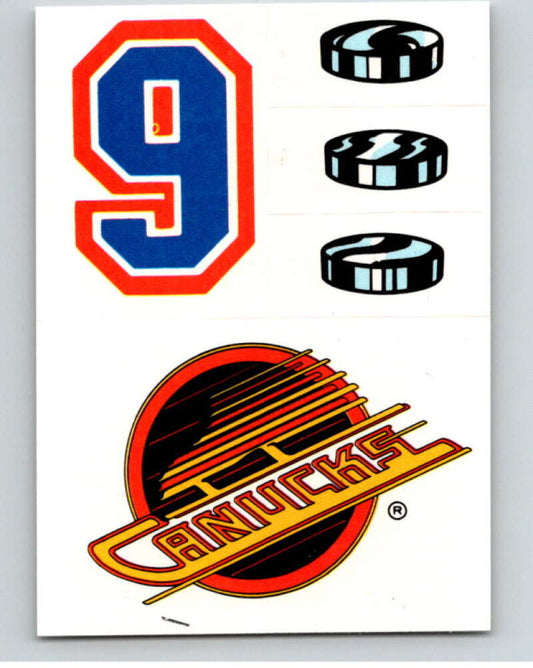 1987-88 Topps Stickers #24 Vancouver Canucks   V52913 Image 1