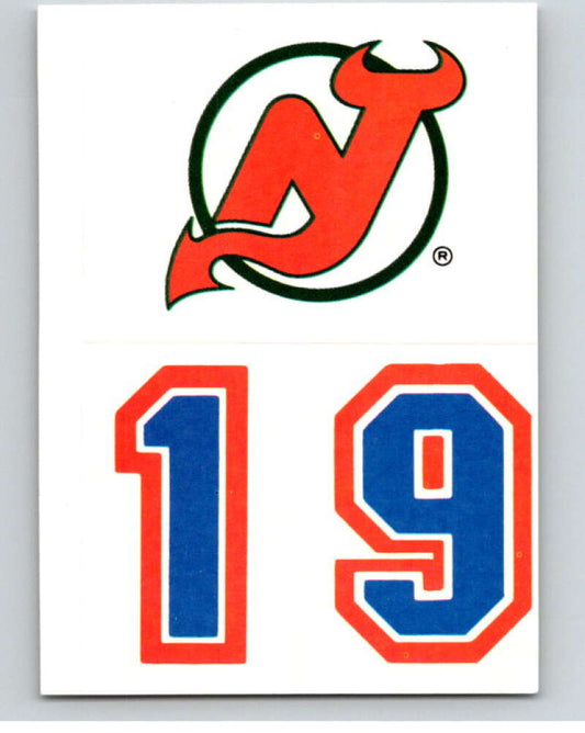 1987-88 Topps Stickers #27 New Jersey Devils   V52920 Image 1